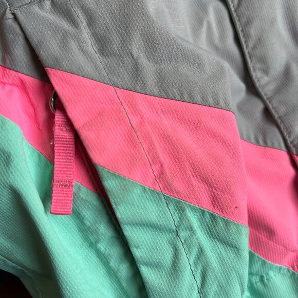 The North Face mint and pink shell jacket 2T - Picture 13 of 16
